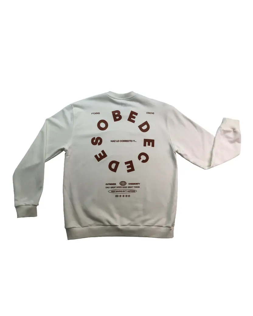 Crewneck Gráfico Blanco